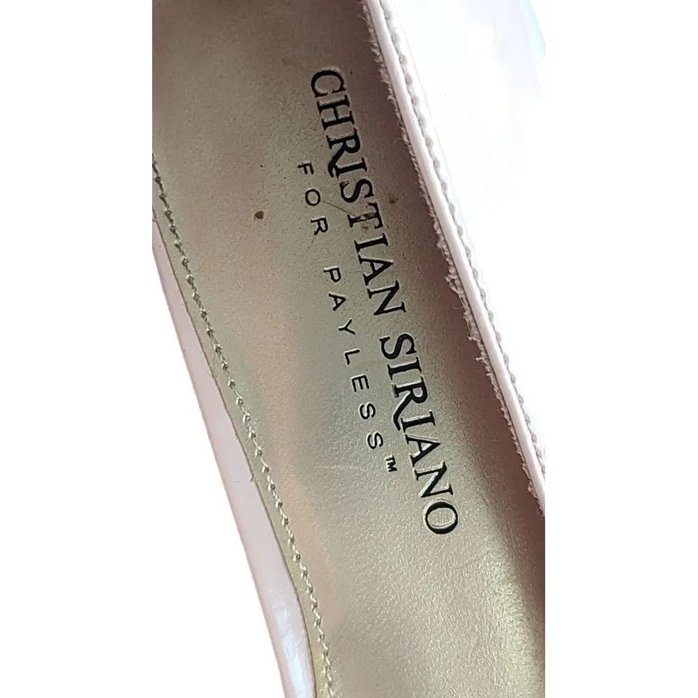 Christian Siriano‎ Light Pink Platform High Heels Shoes Size 9